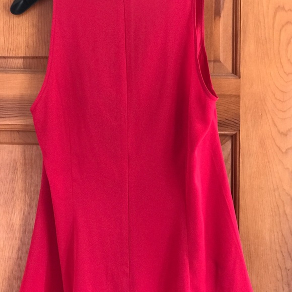 Ann Taylor silk blouse - red color - size 10 - Picture 3 of 4